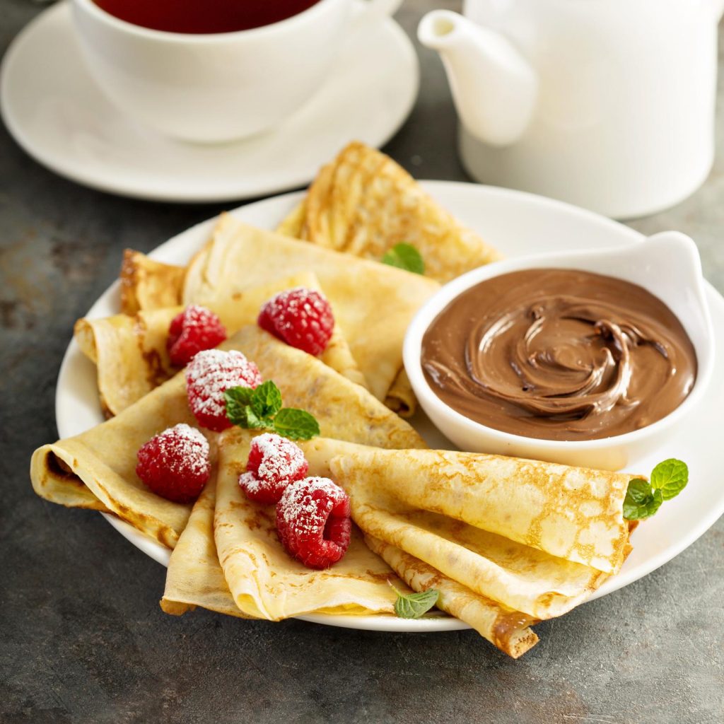 Calorie crepes nutella