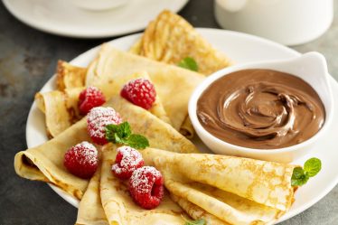 Calorie crepes nutella
