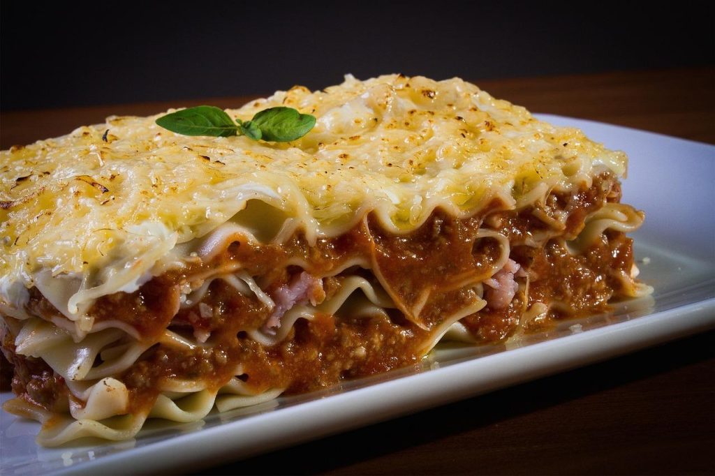 Calorie lasagne
