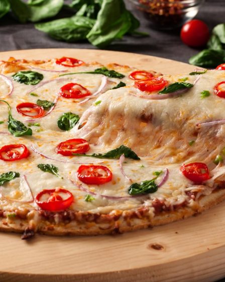 Calorie pizza vegetariana
