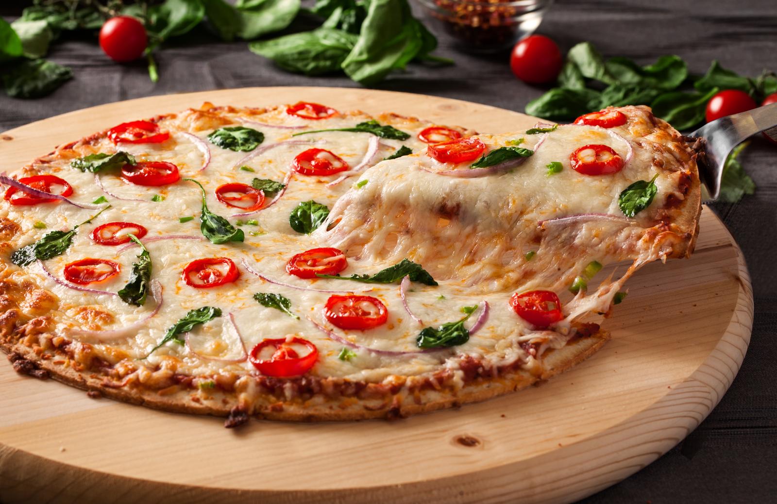 Calorie pizza vegetariana
