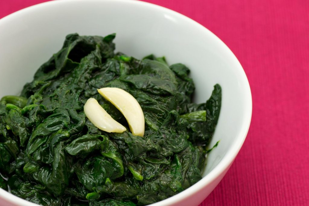 Calorie spinaci