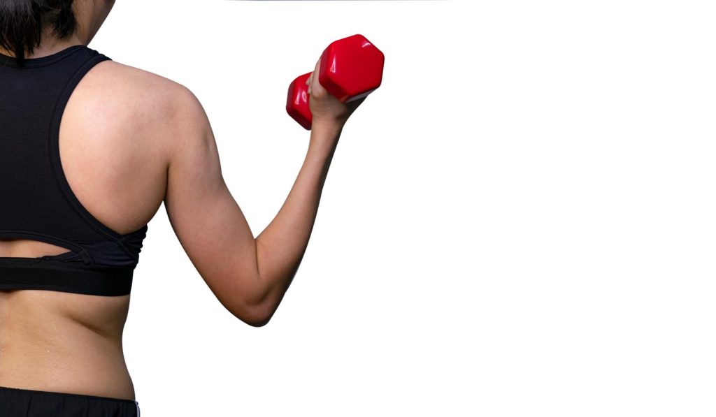 Esercizi dorso manubri