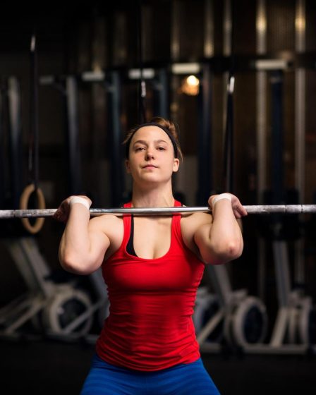 Push press bilanciere