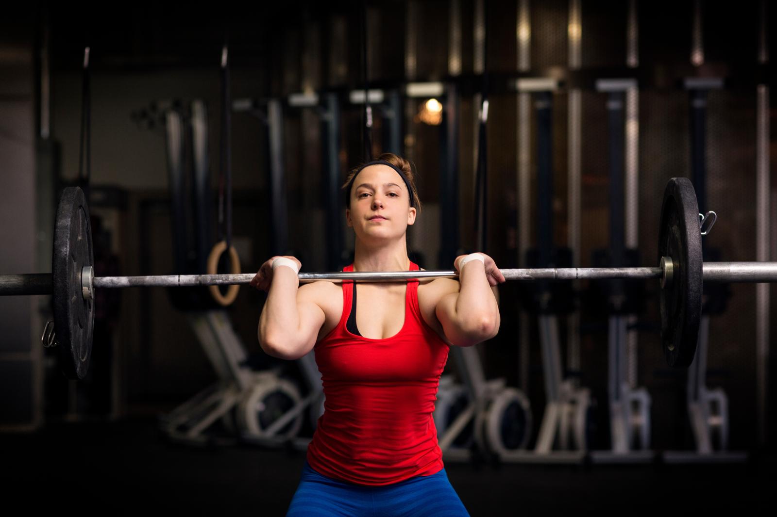 Push press bilanciere