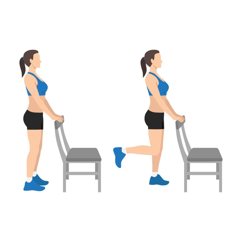 Standing leg curl