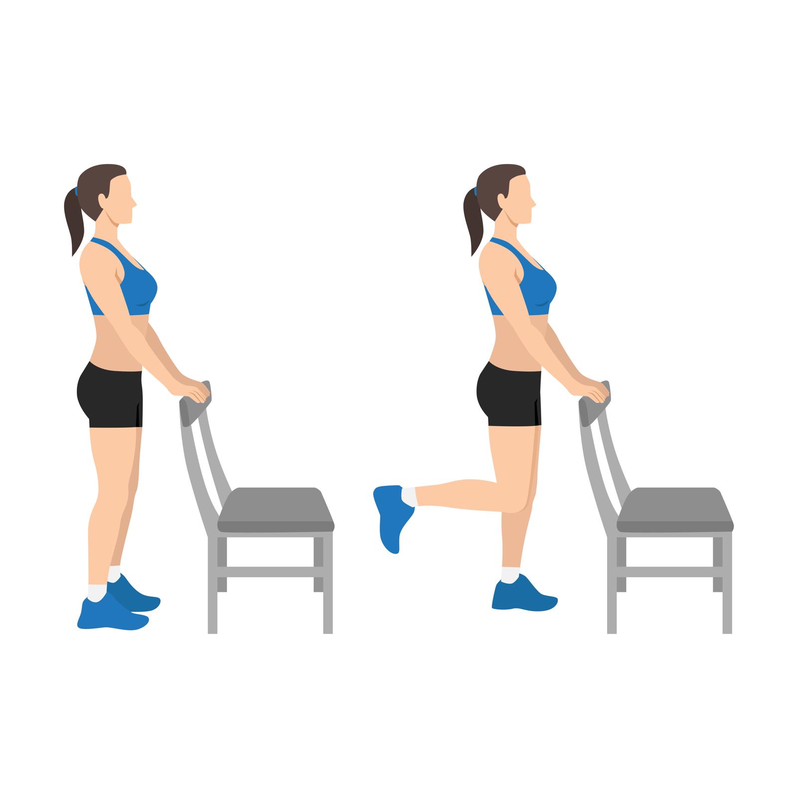 Standing leg curl
